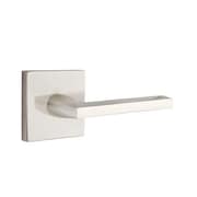 EMTEK Helios Lever Right Hand 2-3/8 in Backset Privacy w/Square Rose for 1-1/4 in to 2 in Door 5210HLOUS15RH